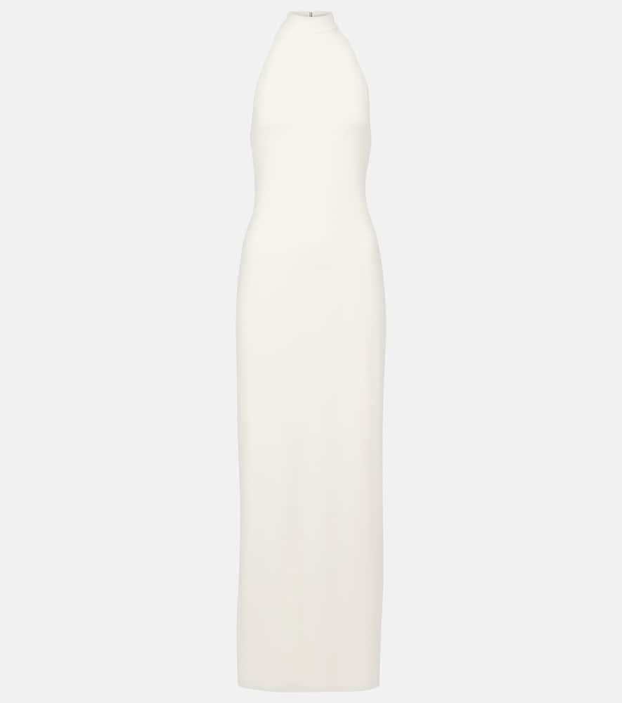 bananhot carrie halterneck jersey maxi dress