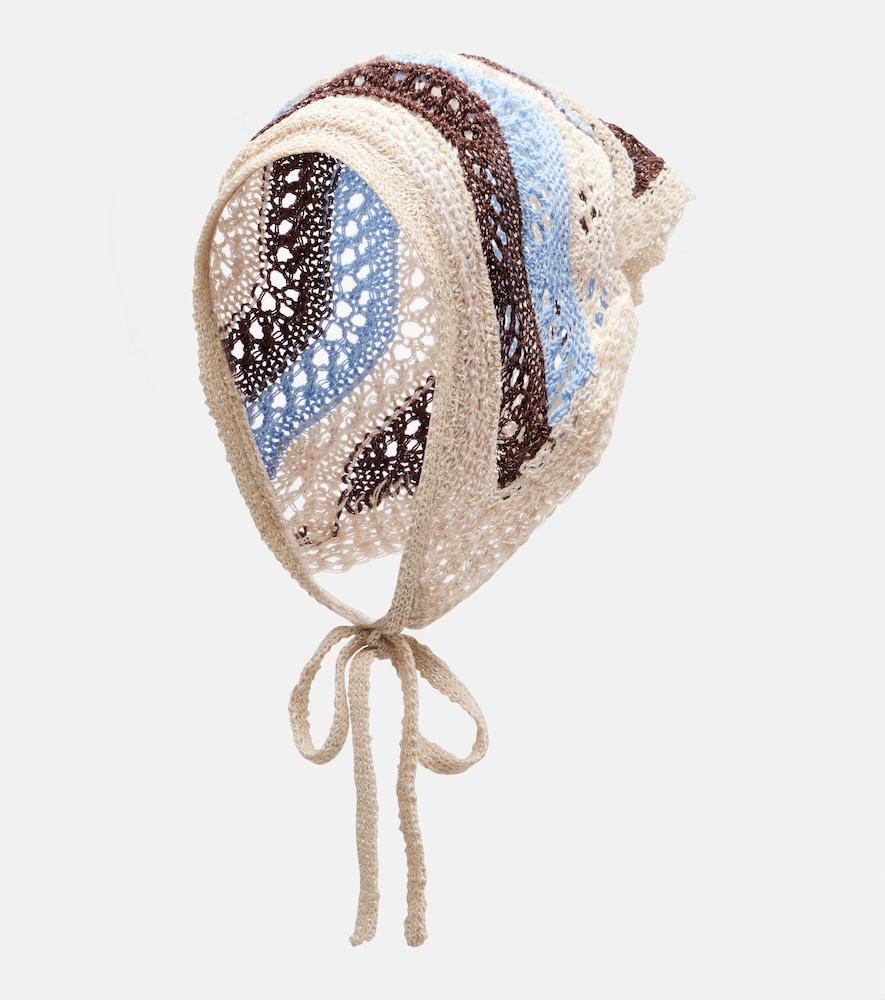 bananhot chevron crochet scarf