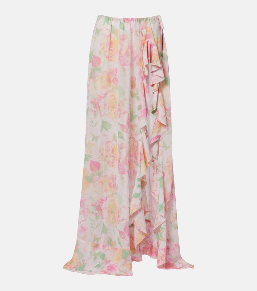 bananhot clara floral maxi skirt