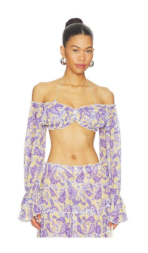 bananhot elma shirt in yellow,purple.