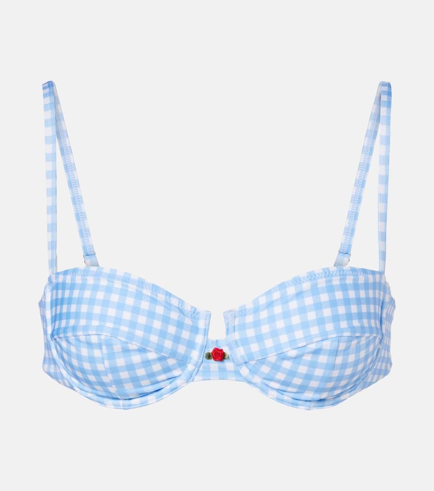 bananhot esme gingham bikini top