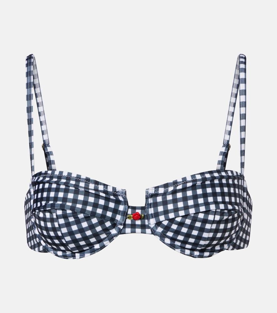 bananhot esme gingham bikini top
