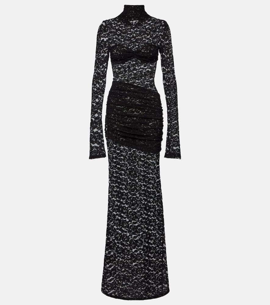 bananhot francisca floral lace maxi dress