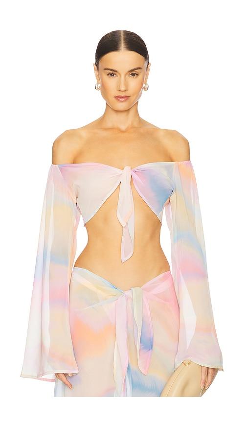 bananhot grace top in blush.