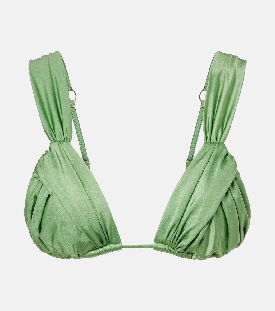 bananhot iris draped bikini top