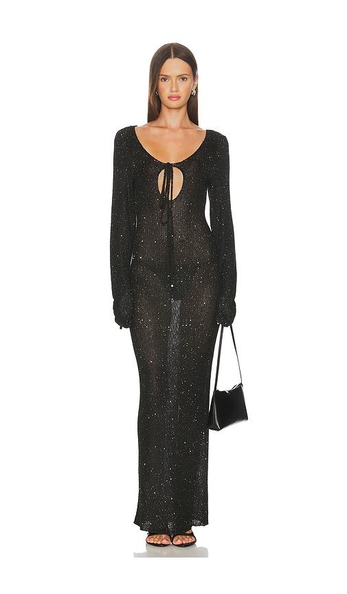 bananhot kyle dress in black.