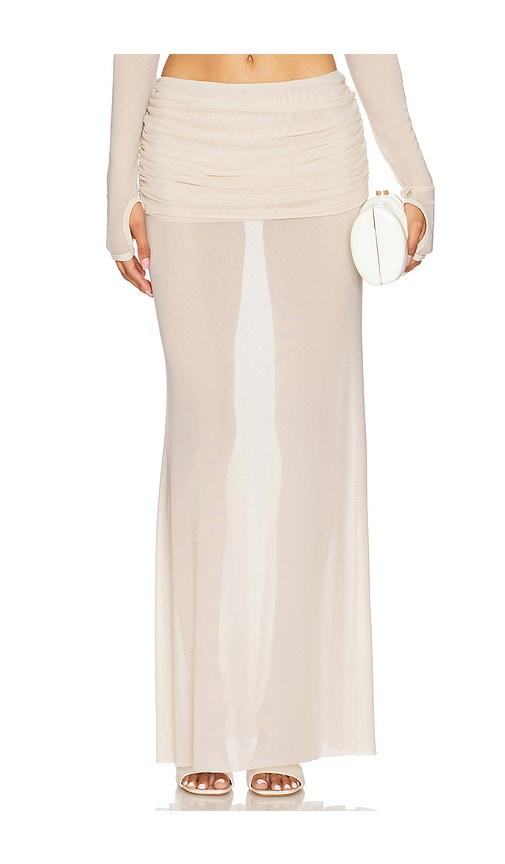 bananhot lena skirt in cream.