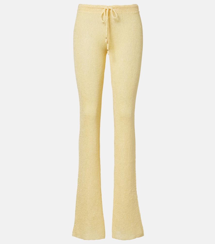 bananhot liz sequined flared pants