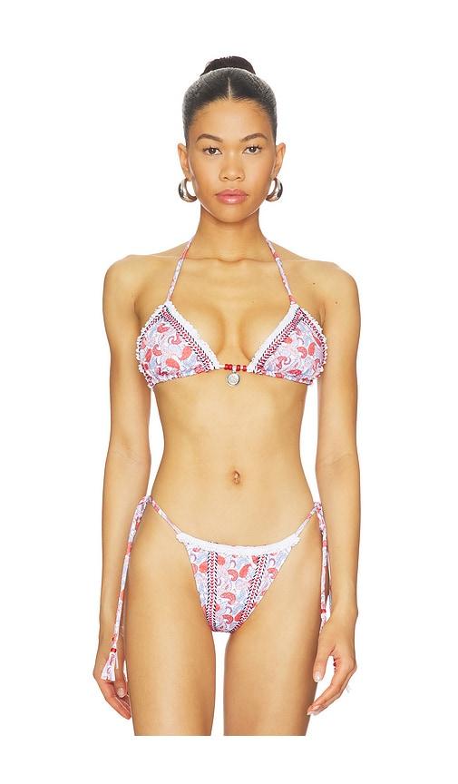 bananhot luna moon top in red,baby blue.