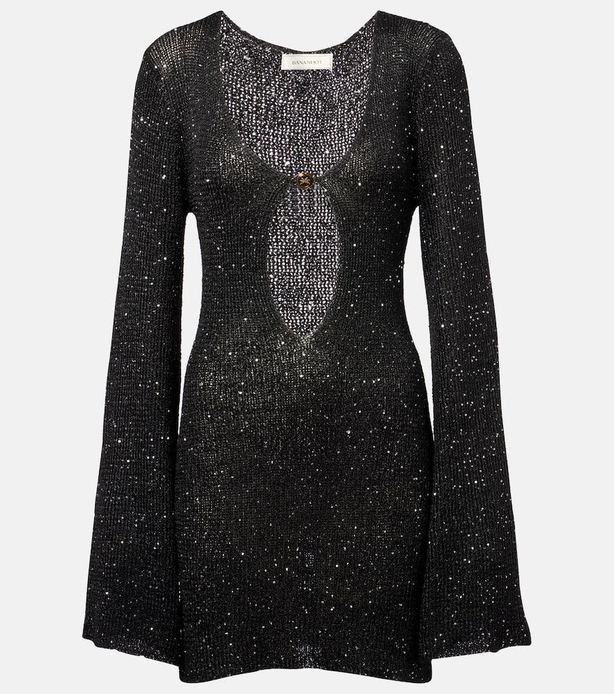 bananhot rey cutout crochet minidress