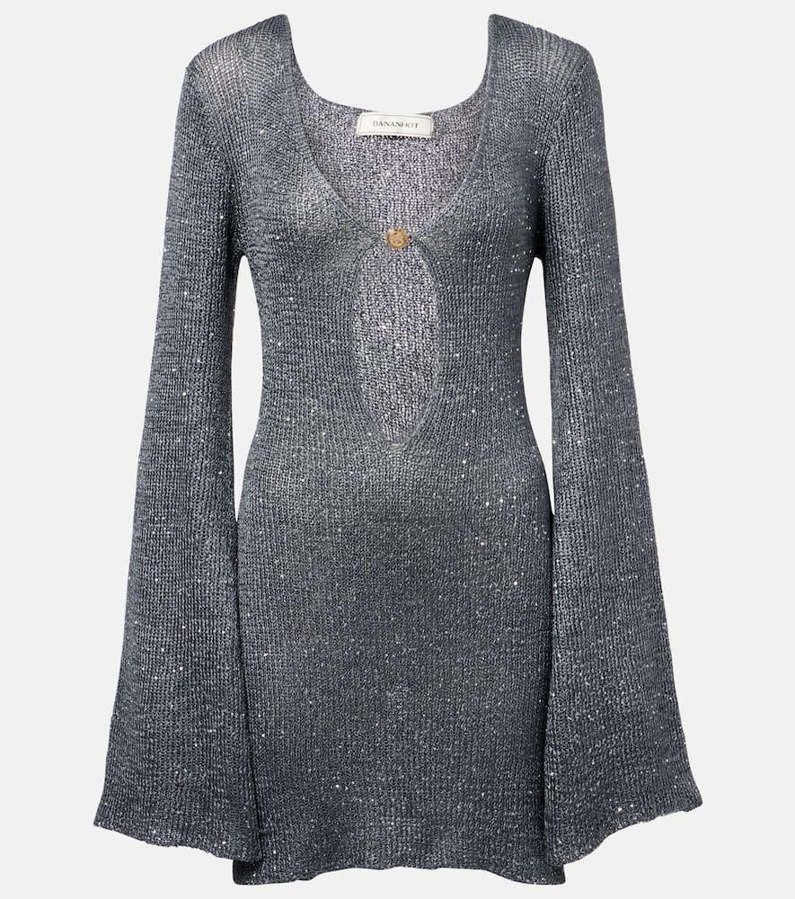 bananhot rey sequined cutout minidress