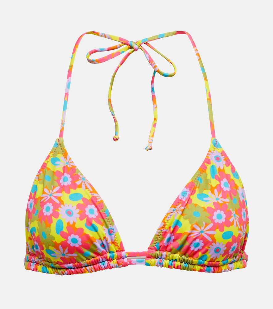 bananhot seychelle floral bikini top