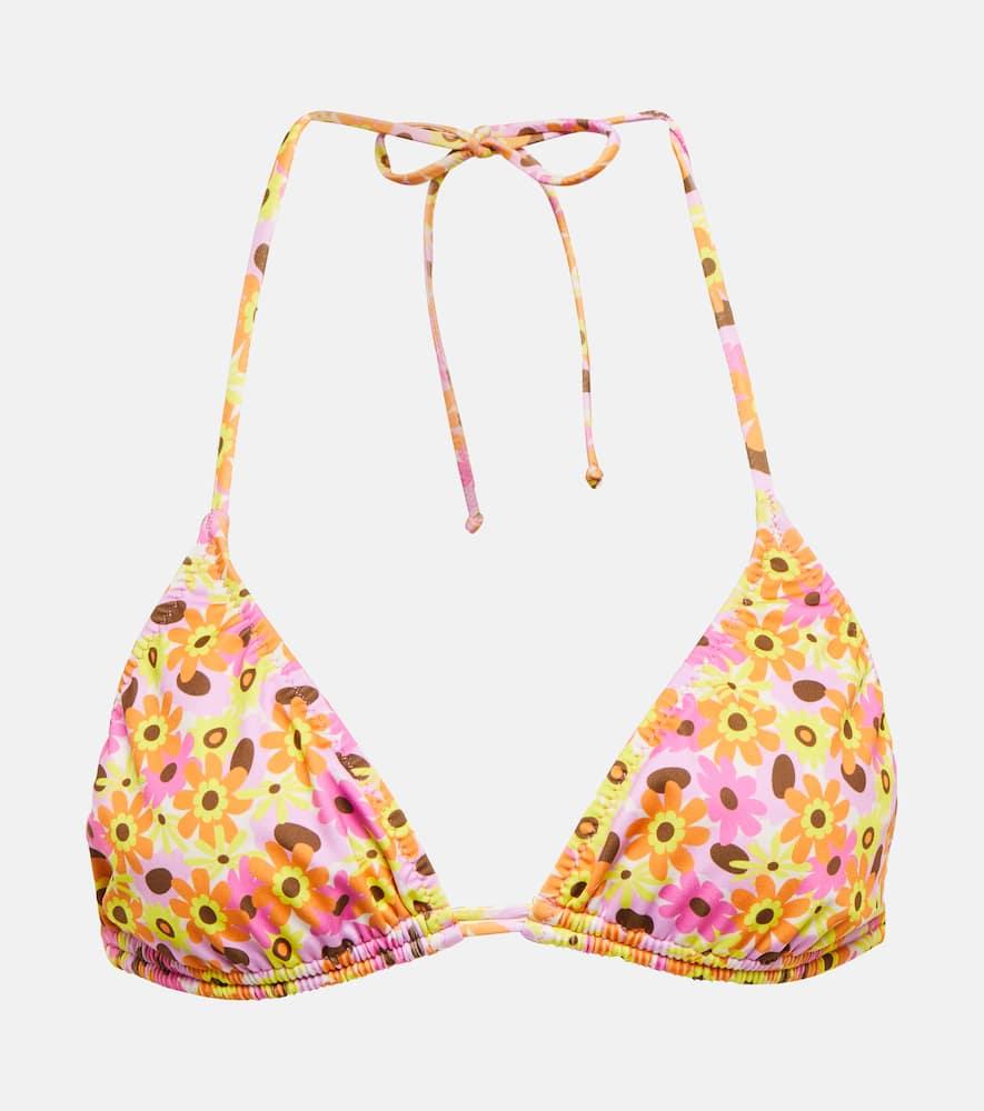 bananhot seychelle floral bikini top