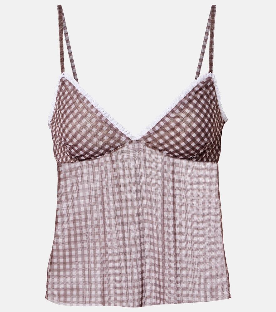 bananhot solay gingham semi