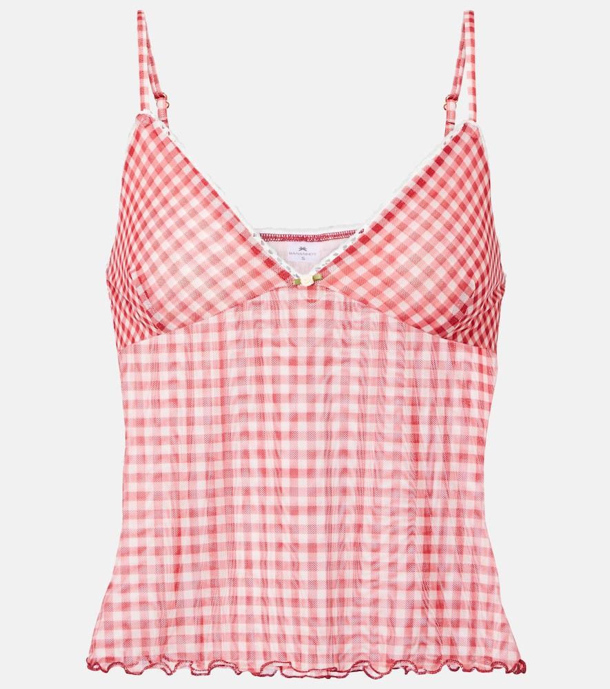 bananhot solay gingham tank top
