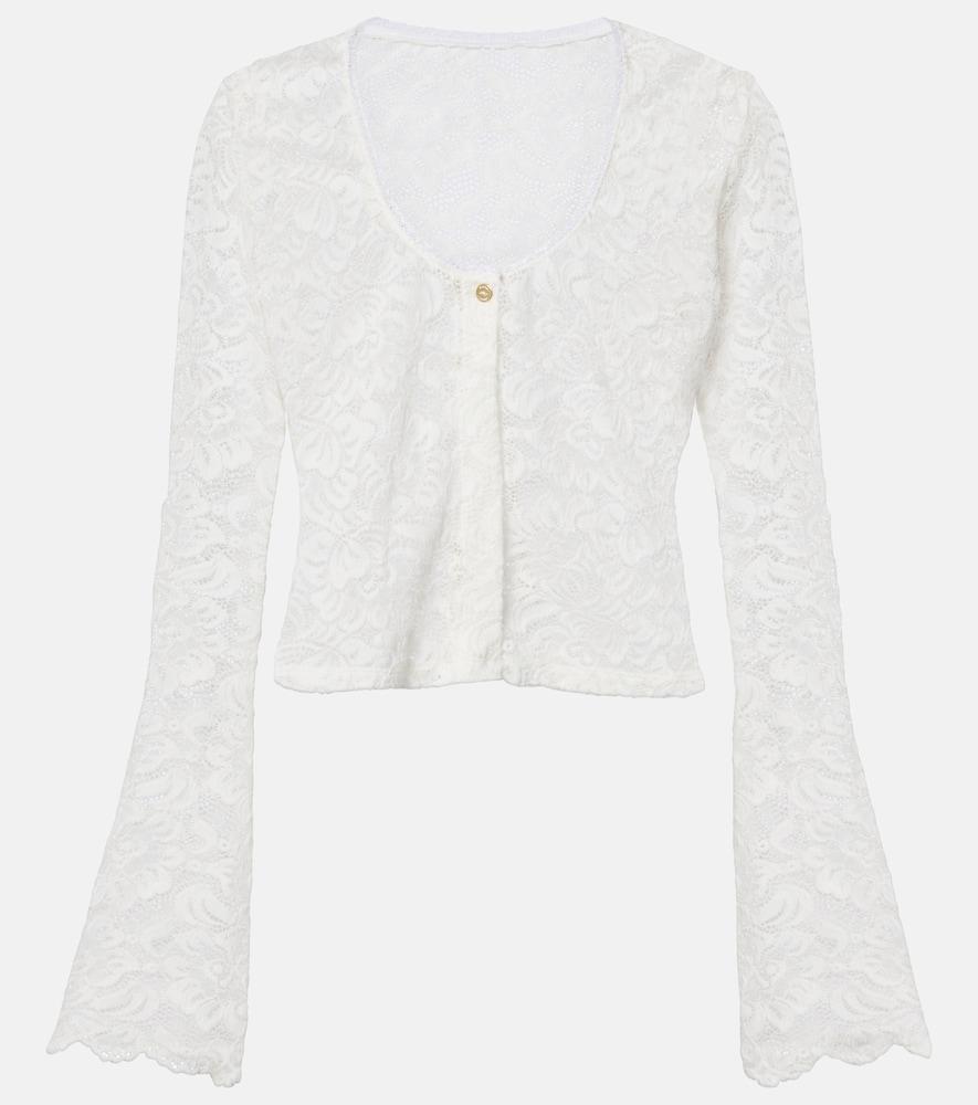 bananhot trista sheer lace cardigan