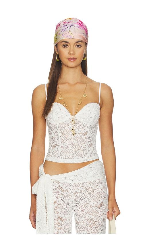 bananhot trista top in white.