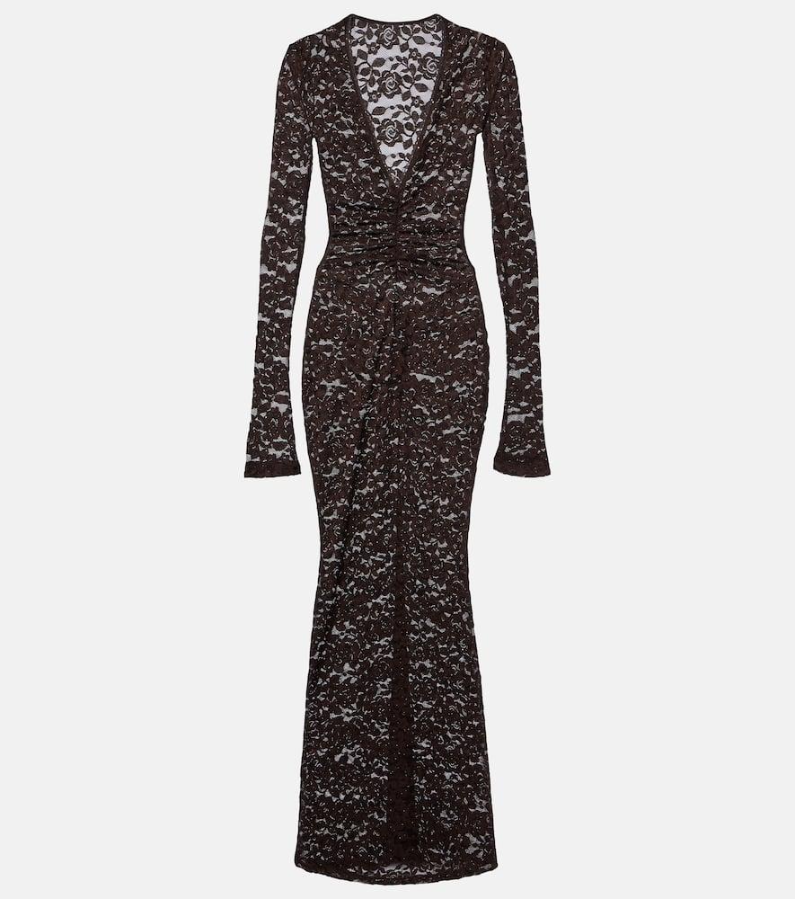 bananhot tyler floral lace maxi dress