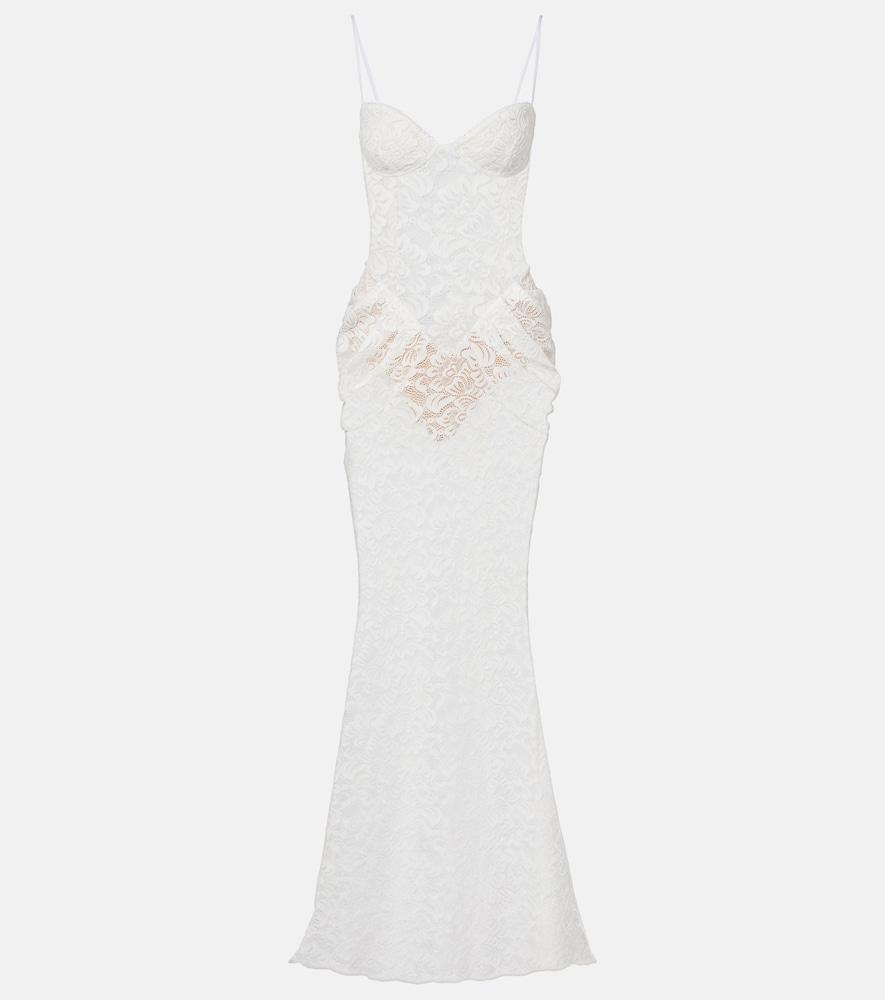 bananhot vecna sheer lace maxi dress