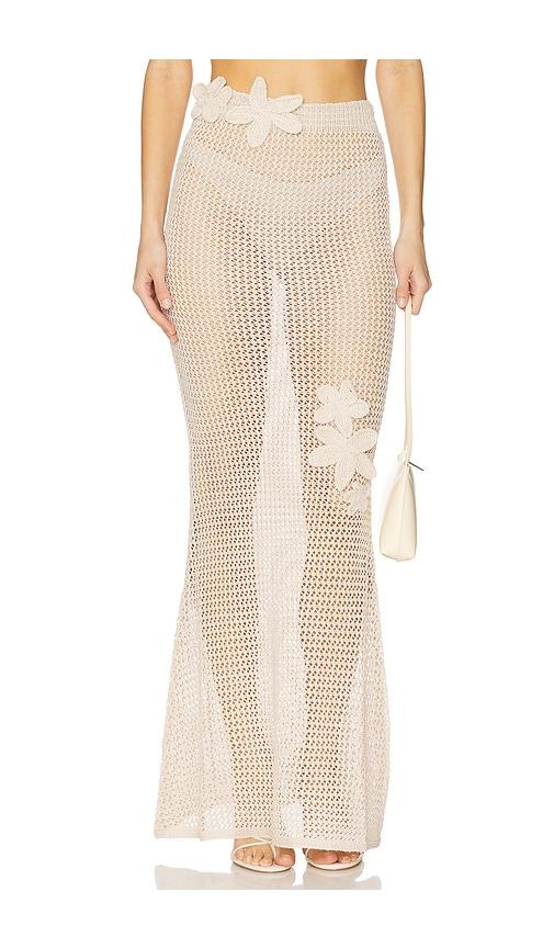 bananhot yoko skirt in cream.