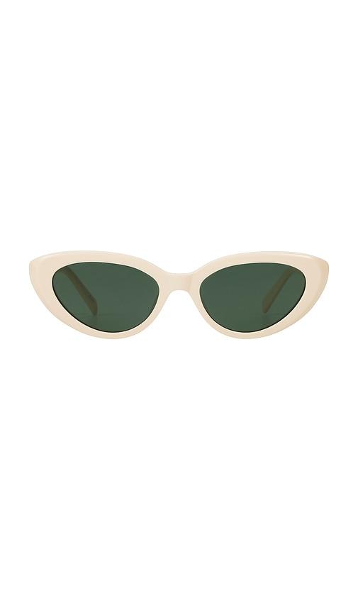 banbe sweeney sunglasses in ivory.