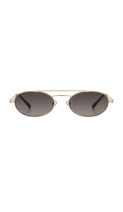 banbe winnie sunglasses in metallic gold.