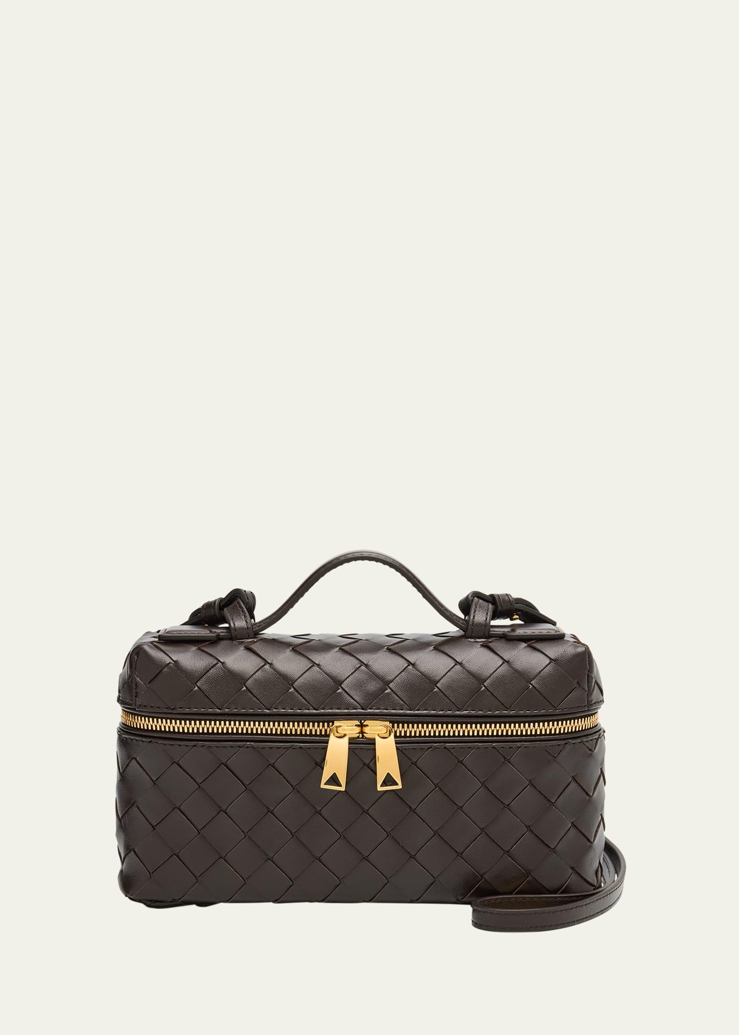 bang bang vanity intrecciato leather crossbody bag