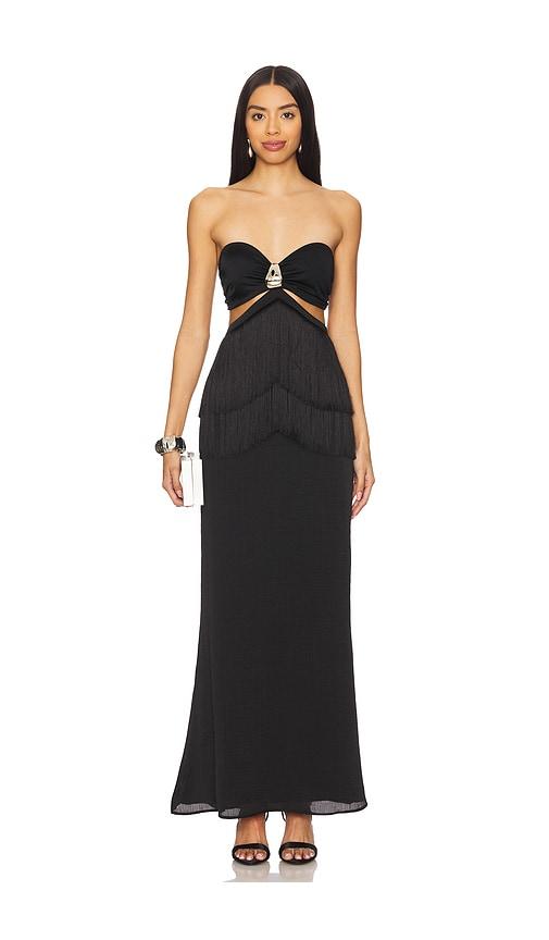 baobab dua dress in black.