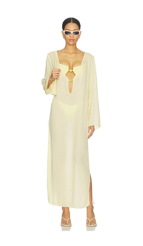 baobab luna maxi dress in yellow.