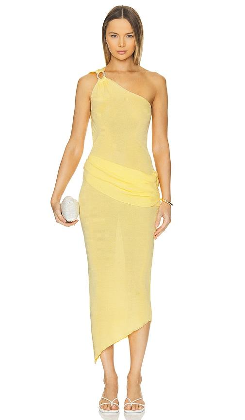 baobab lyn dress in yellow.