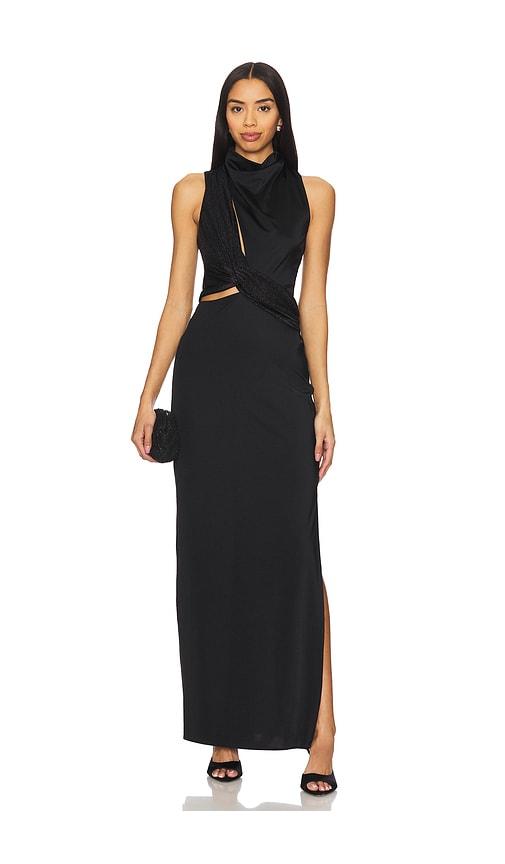 baobab mariah dress in black.