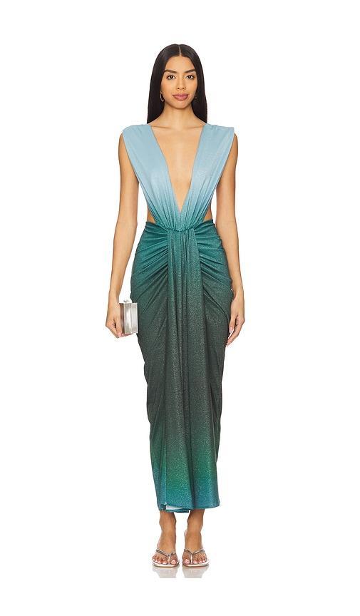 baobab nia dress in teal.