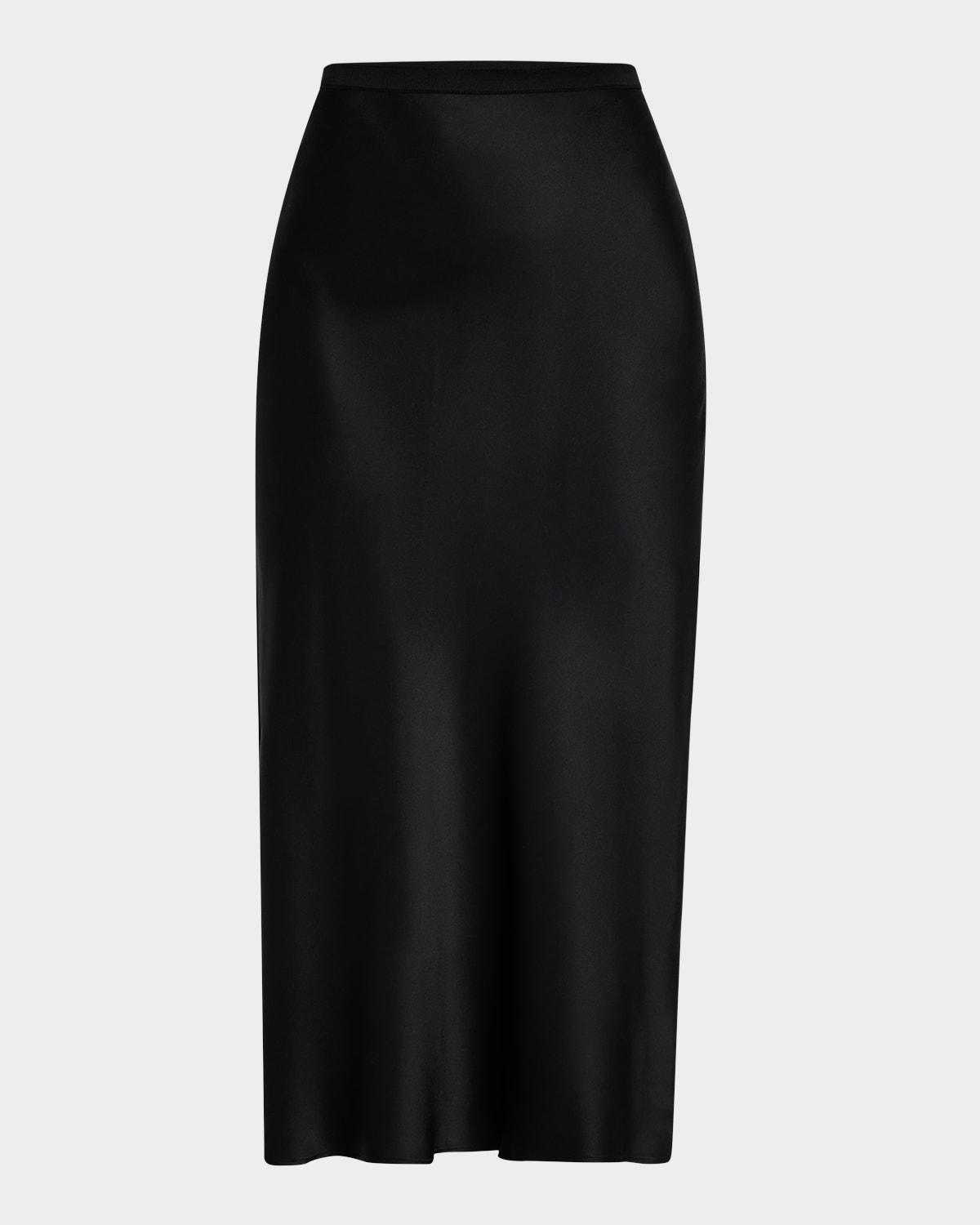 bar silk skirt