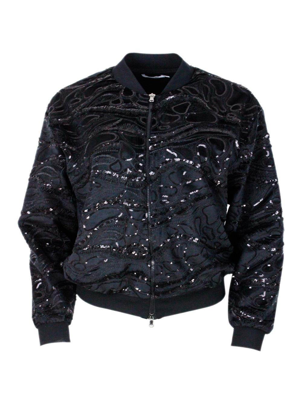 barba napoli jackets black 100pl - women