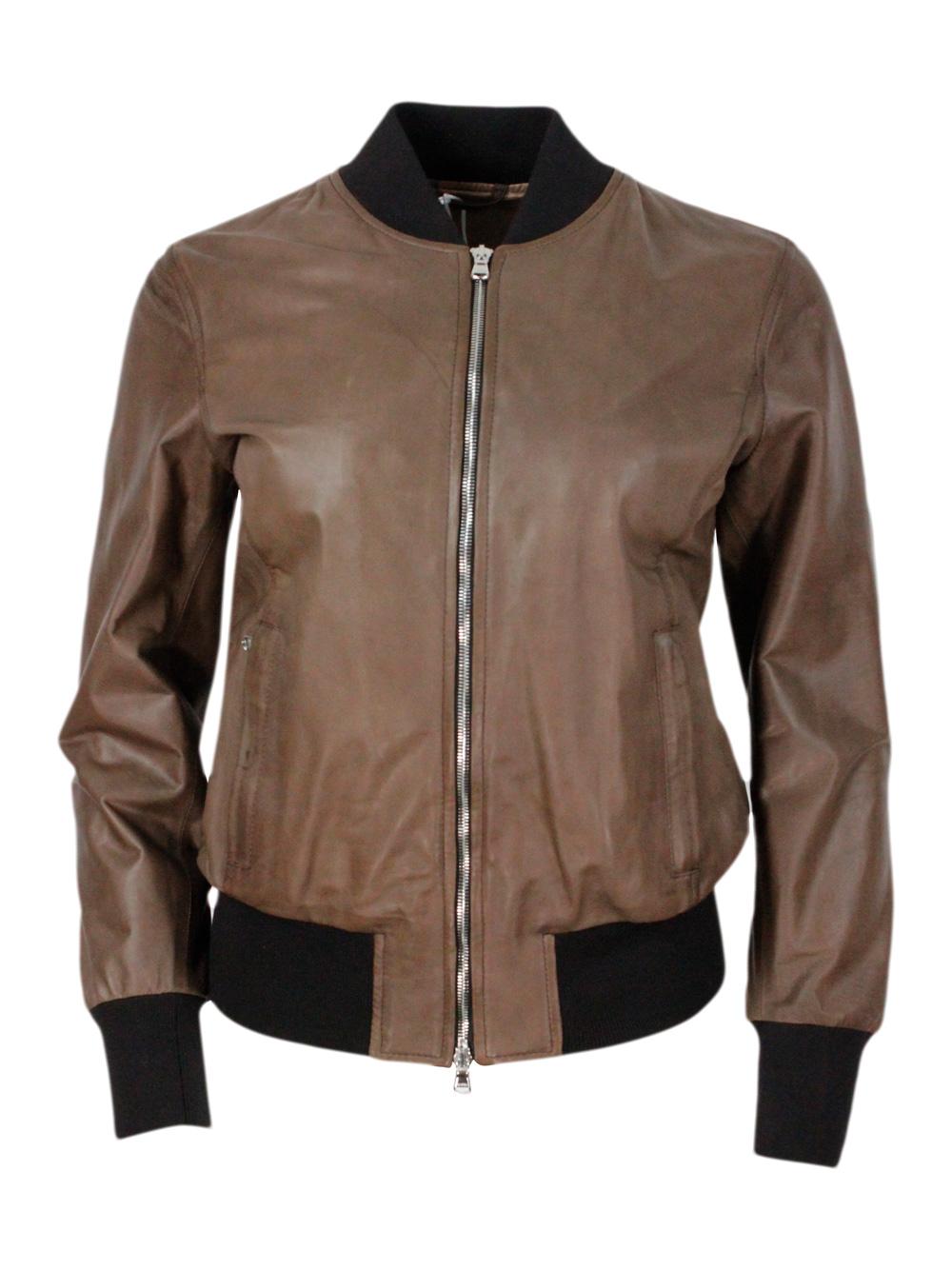 barba napoli jackets brown 100le - women