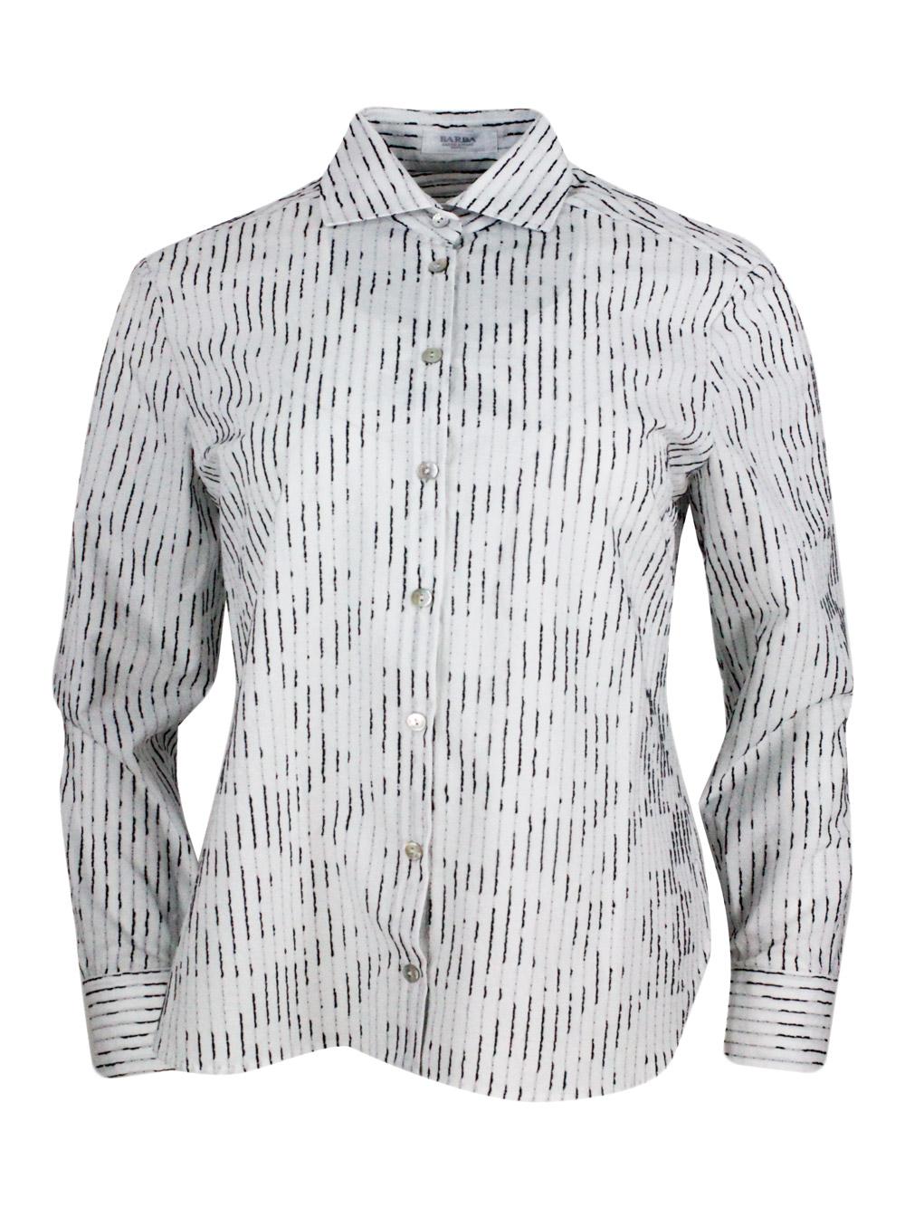 barba napoli shirts white 100co - women