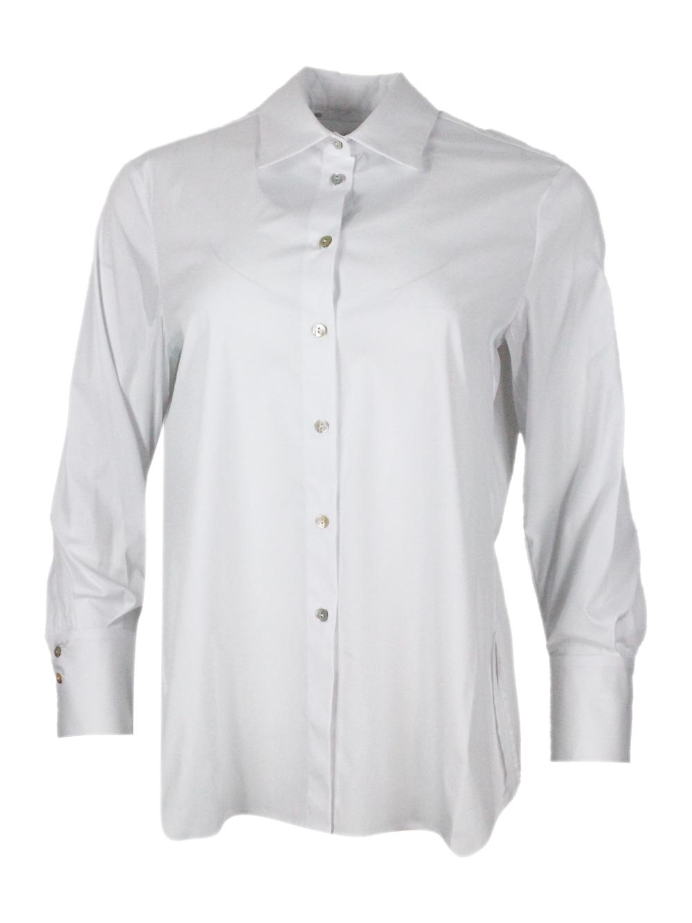 barba napoli shirts white 78co 10pa 4ea - women
