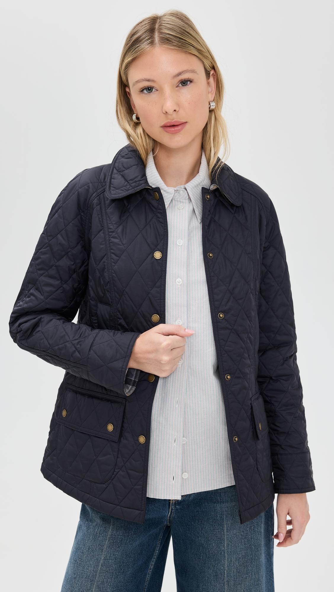 barbour beadnell quilt barn jacket