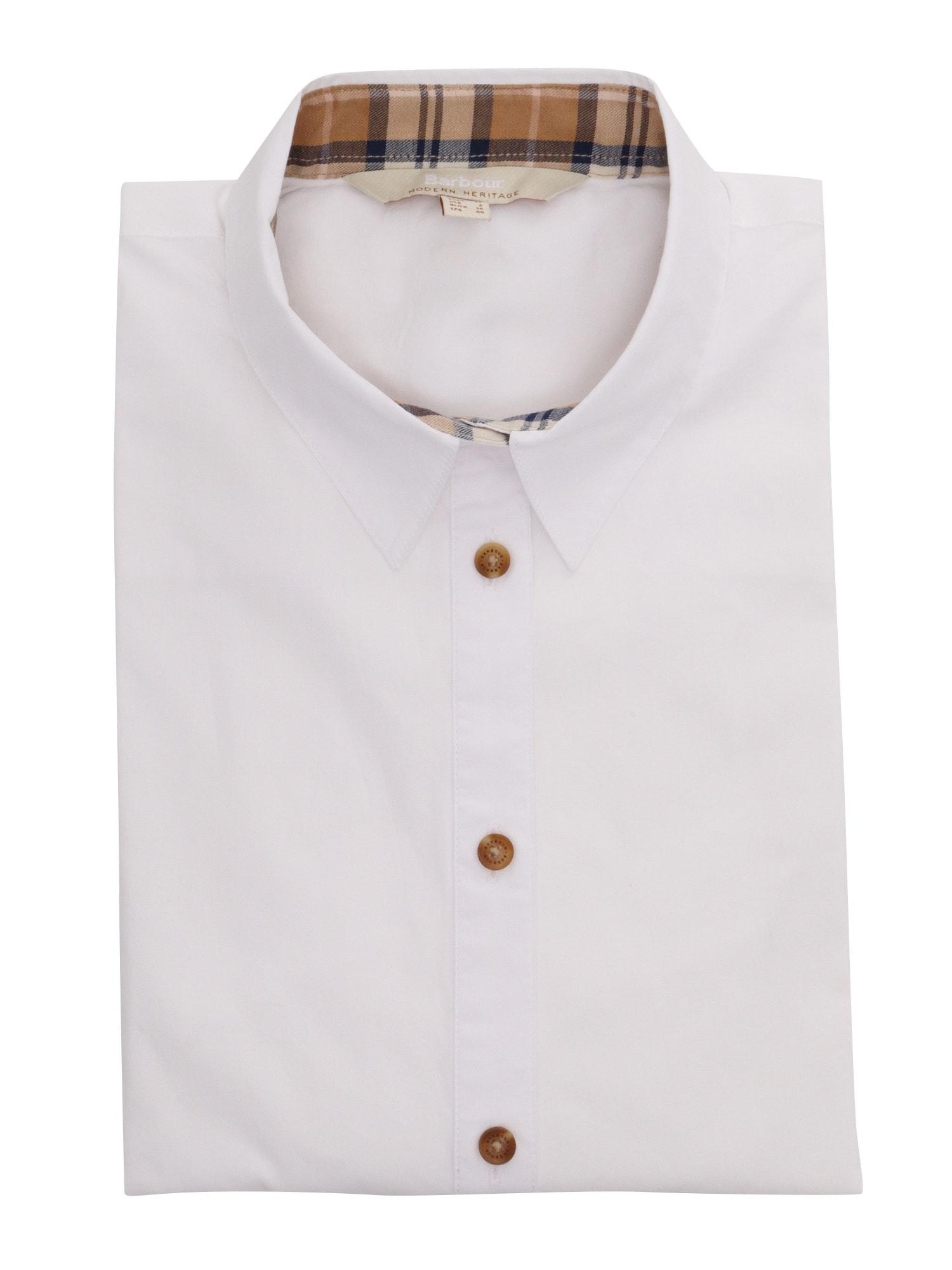 barbour catherine white shirt