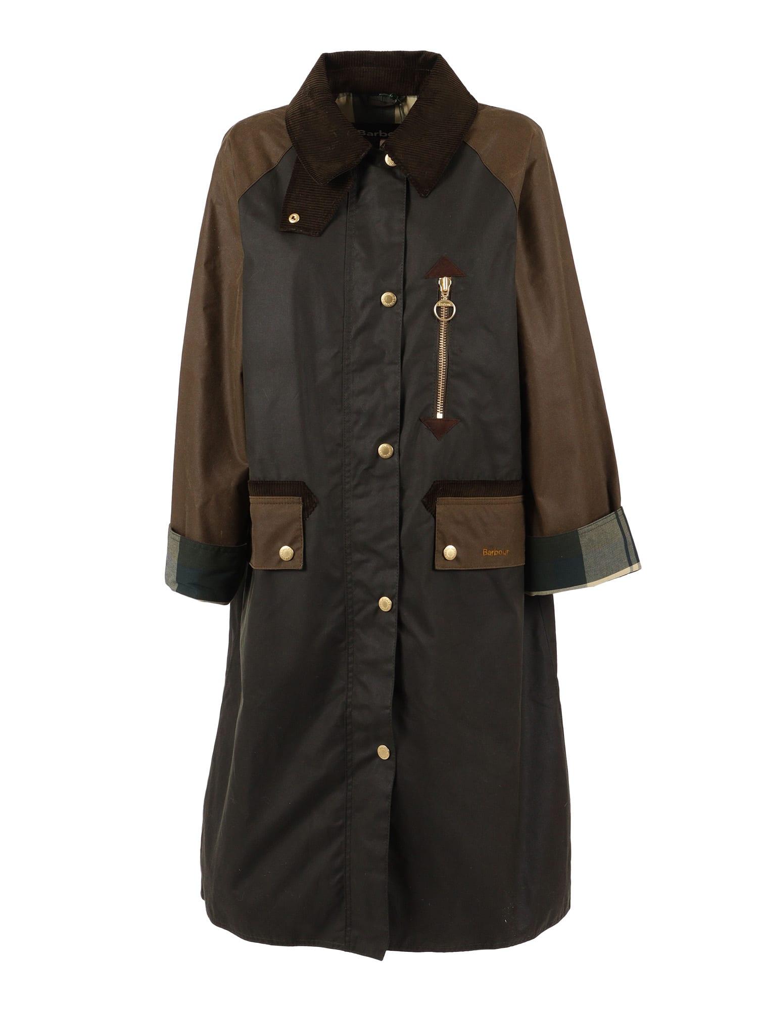 barbour evette wax jkt