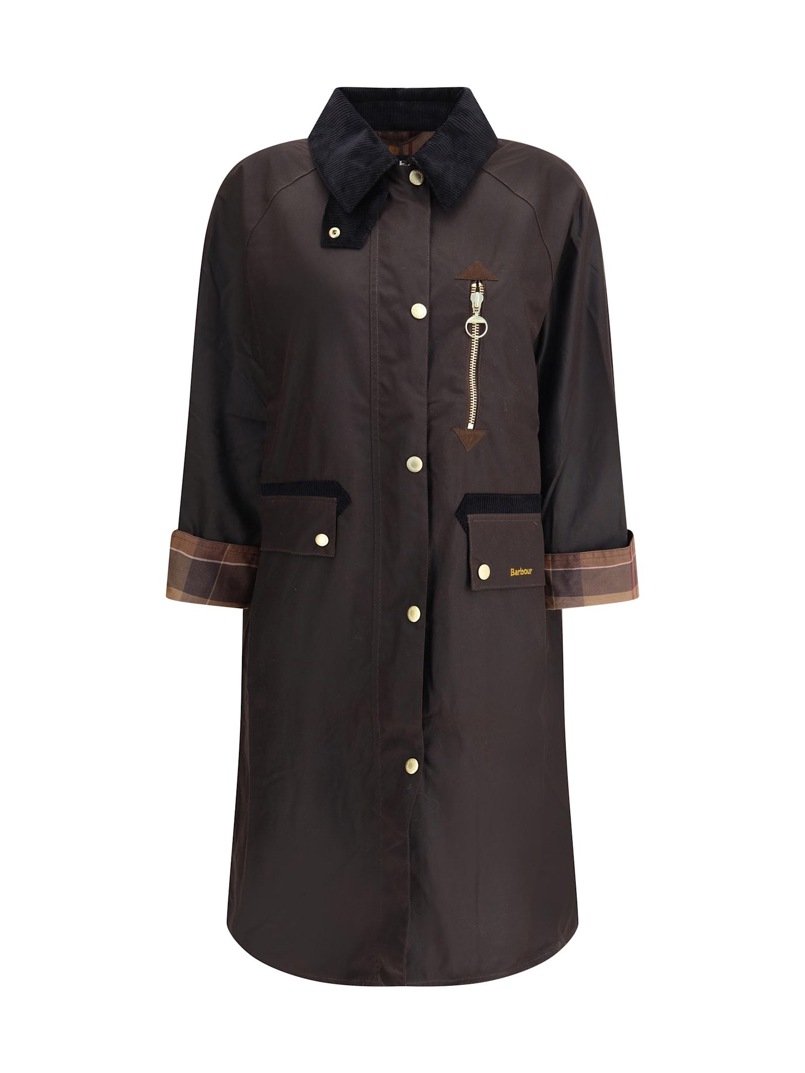 barbour evette waxed jacket
