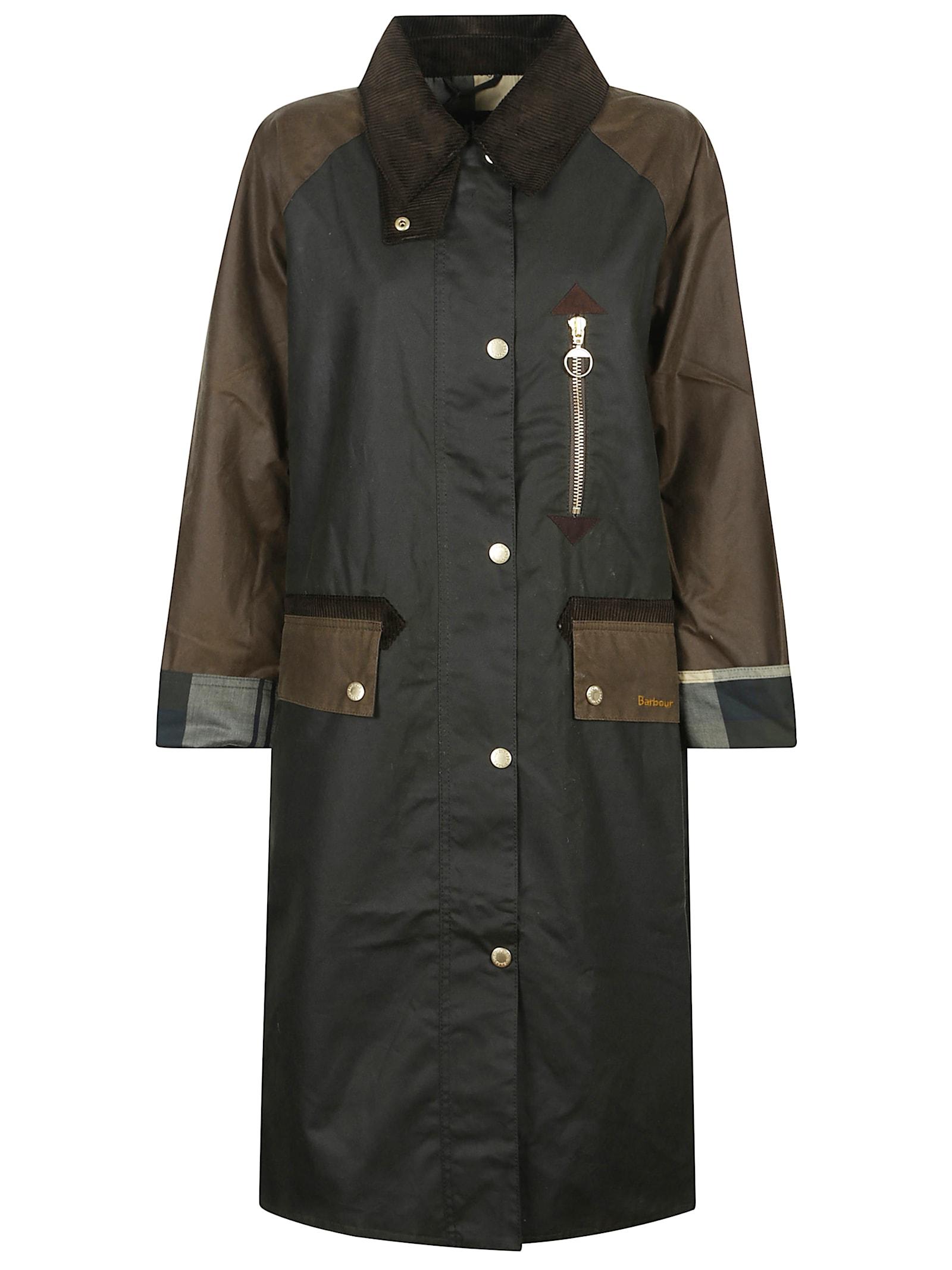 barbour evette waxed jacket