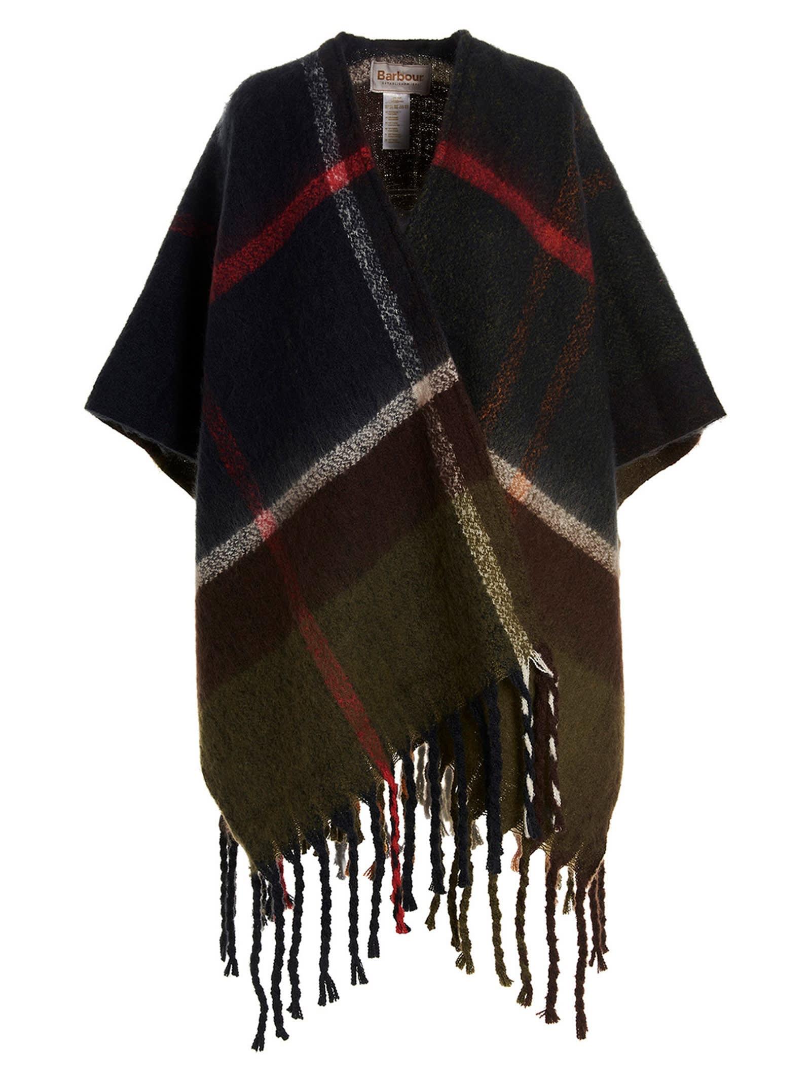 barbour isla boucle serape cape