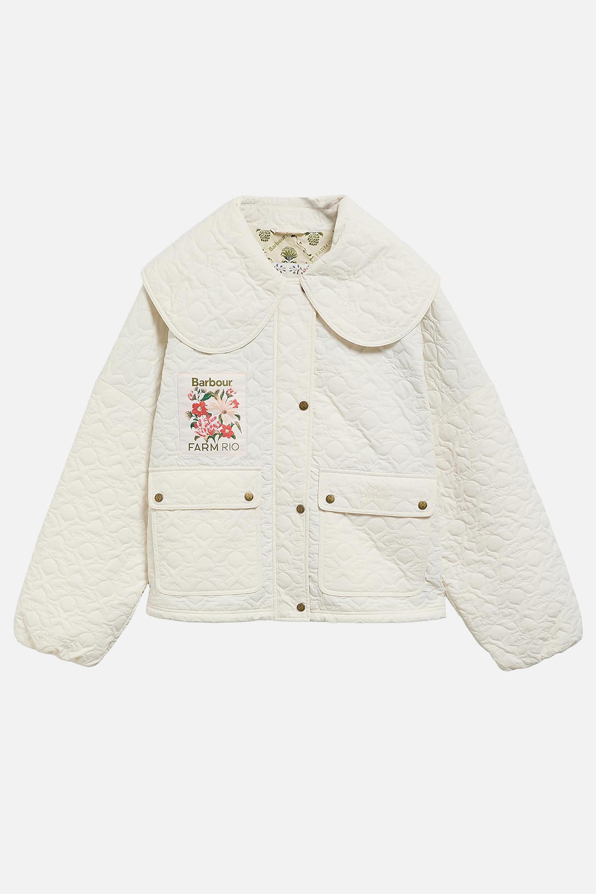 barbour jackets white - women