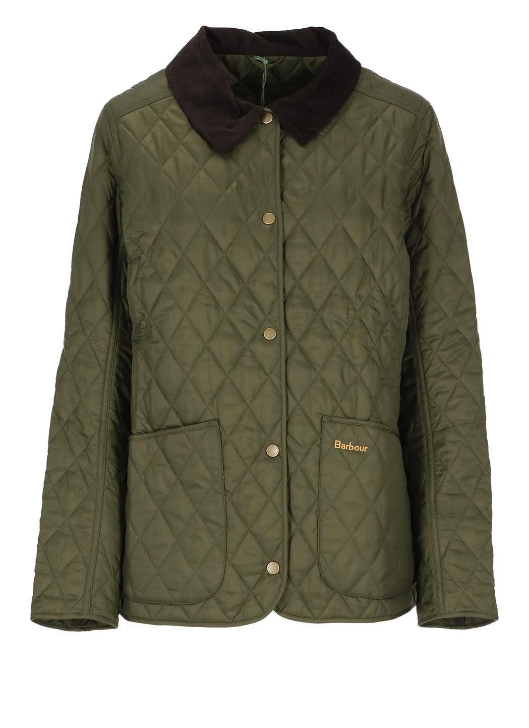 barbour padded and quilted jacket