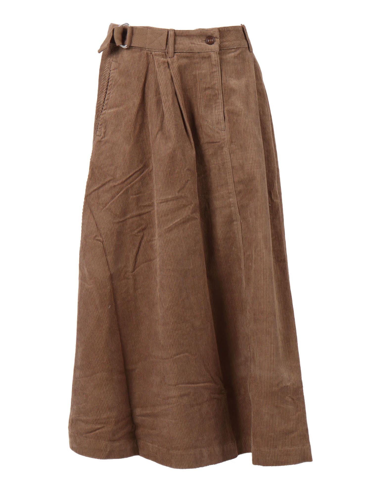 barbour yasmin midi skirt