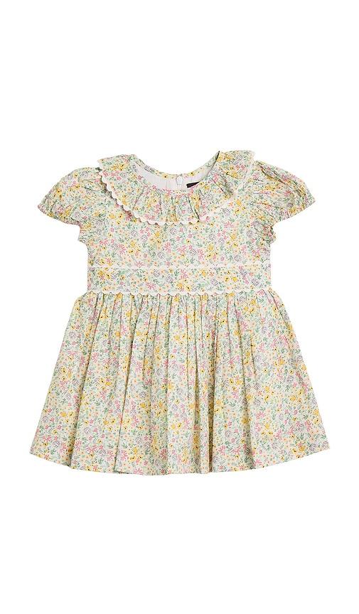 bardot junior ditsy floral mini dress in lemon.