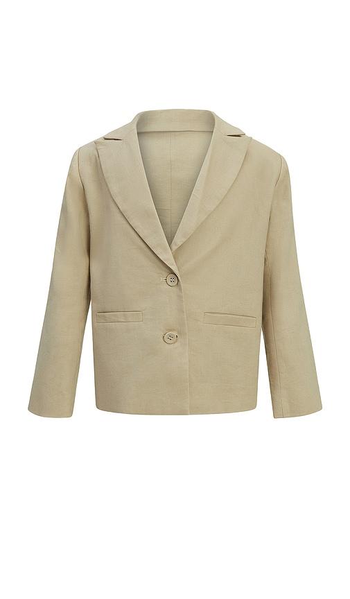 bardot junior kids charles blazer in beige.