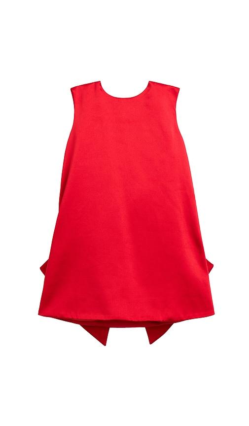 bardot junior olivia mini dress in red.