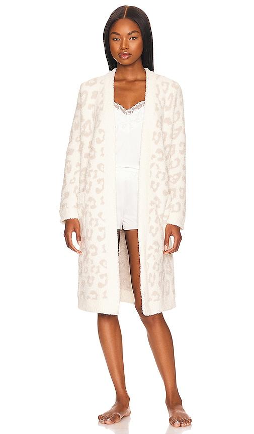 barefoot dreams barefoot in the wild robe in cream.